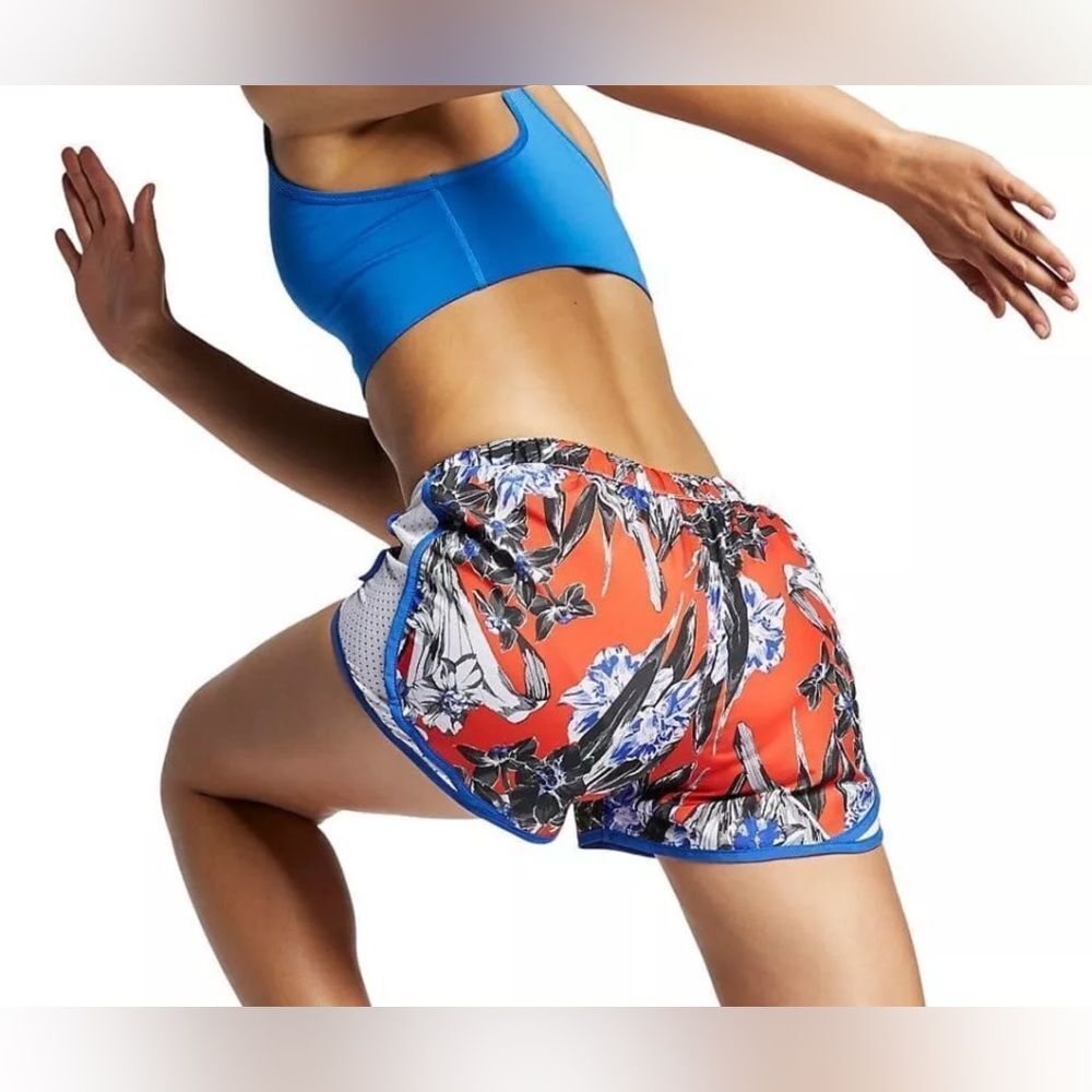Nike Hyper Femme Floral Tempo Running Shorts Size S - Picture 2 of 9